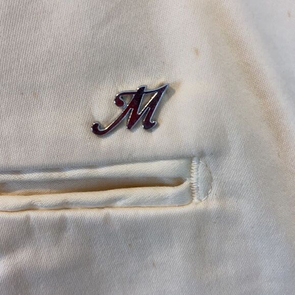 Mason’s Forte Dei Marmi Chino Pants In Satin Slim Size 46/ US 10 - Picture 4 of 15